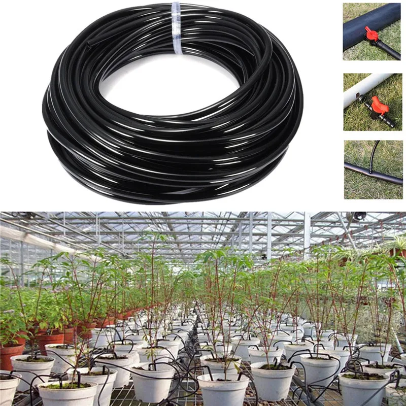 20m Laistymo Vamzdžiai, PVC Žarna Vamzdis 4/7mm Micro Lašelinė Drėkinimo Sistemos Vamzdžių Purkštuvų Jungiamosios Žarnų Ritės Sodo Irrigations
