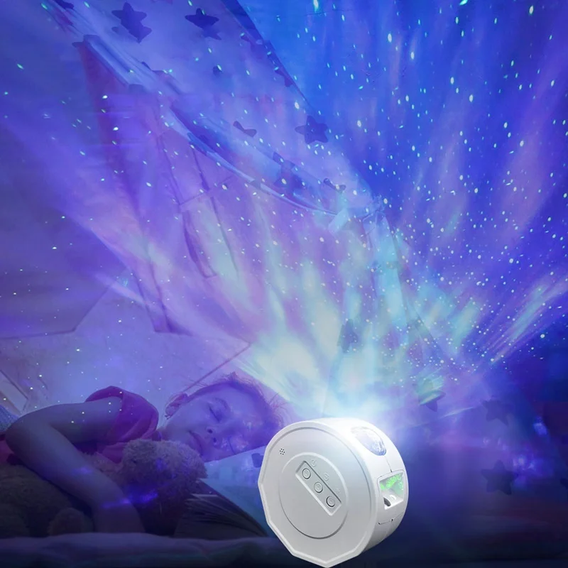 Tongdaytech 5 Spalvų Režimas Star projektorius naktį šviesos dangaus, vandenyno bangų star light sukasi LED vaikams, suaugusiųjų miegamasis decoratio