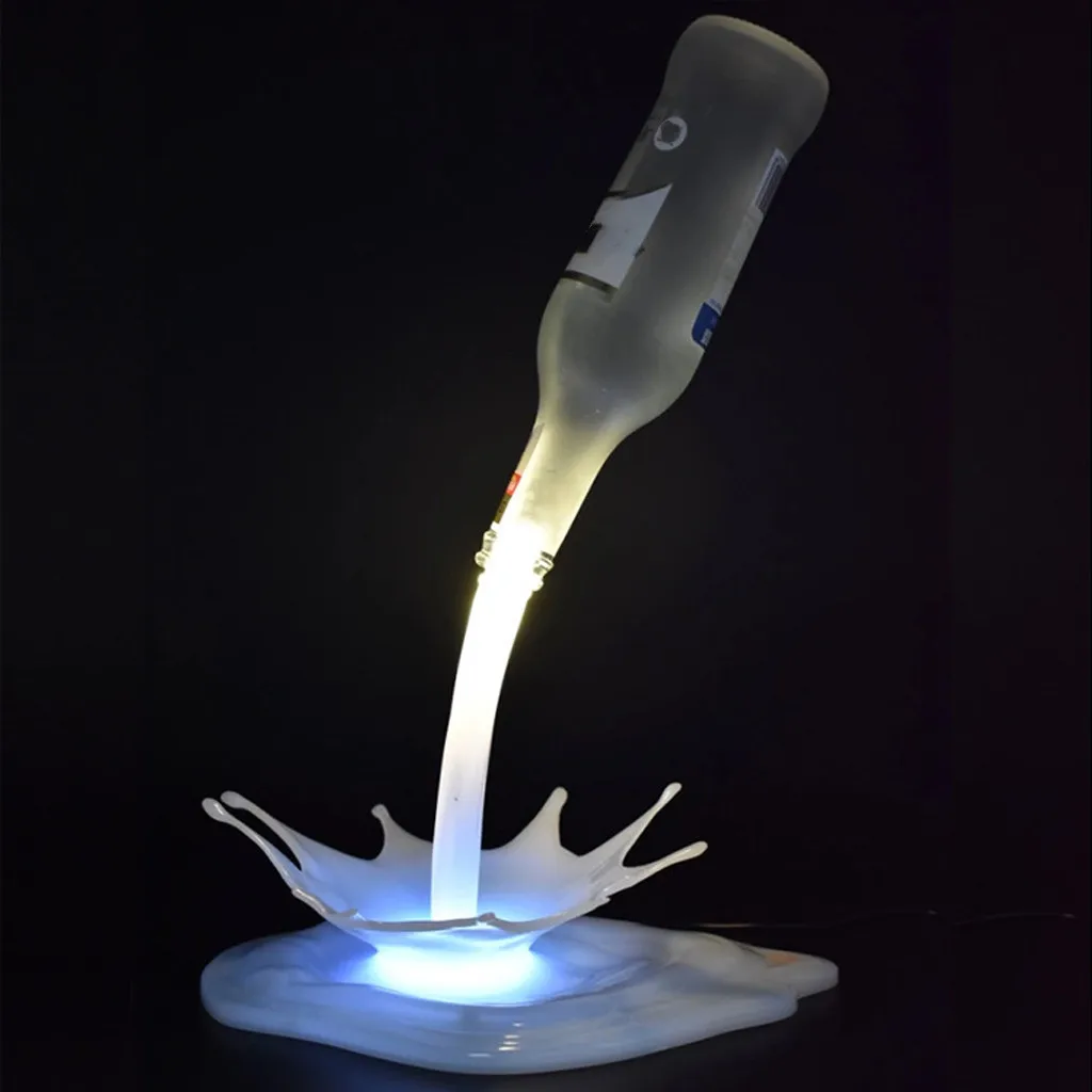 3D Juostoje Supilkite Vyną Lempa USB Powered Jutiklinį Jungiklį Vyno Butelį, Apdailos Juostą Vestuves Namų Naujovė Apšvietimas LED Šviesos Naktį