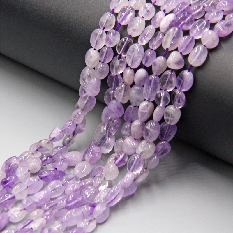 Gamtos Amethys Nereguliarus Prarasti Karoliukai Violetinė Crystal 6-8mm Akmens Karoliukai Moterų Papuošalai Priėmimo 
