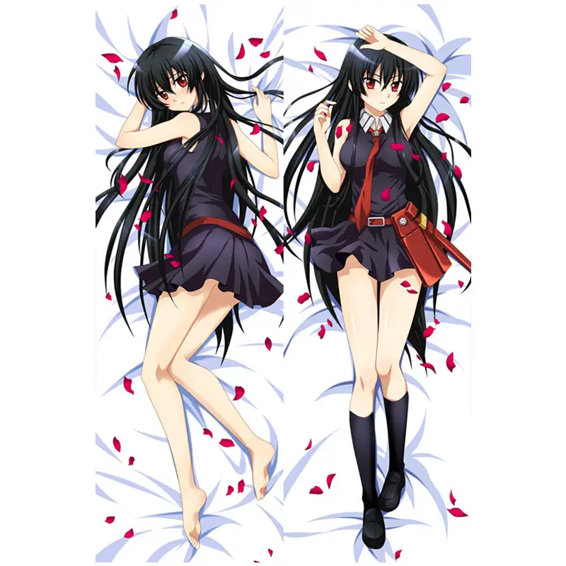 Anime Žaidimas Akame ga Nužudyti NAKTĮ RAI pagalvių užvalkalus Dakimakura atveju Sexy girls 3D dvipusis Patalynės Kūno Hugging užvalkalas
