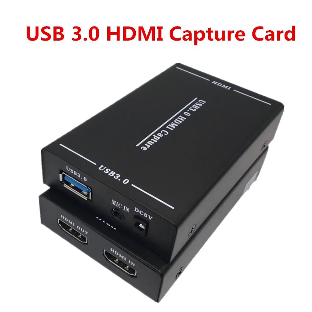 USB 3.0 HDMI užfiksuoti kortelės įrašymo langelį naudoti ps4 perjungti telefoną žaidimų tiesioginės transliacijos, įranga mikrofono įvesties vaizdo recorde