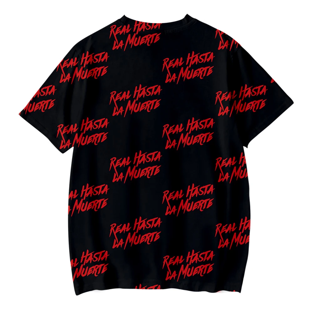 Anuel Aa Nekilnojamojo Hasta La Muerte Albumą Juokingi marškinėliai Moterims/vyrams Rap Aukštos Kokybės Unisex Marškinėliai Hip-Hop Marškinėlius Vaikų K-pop Tee Viršūnės
