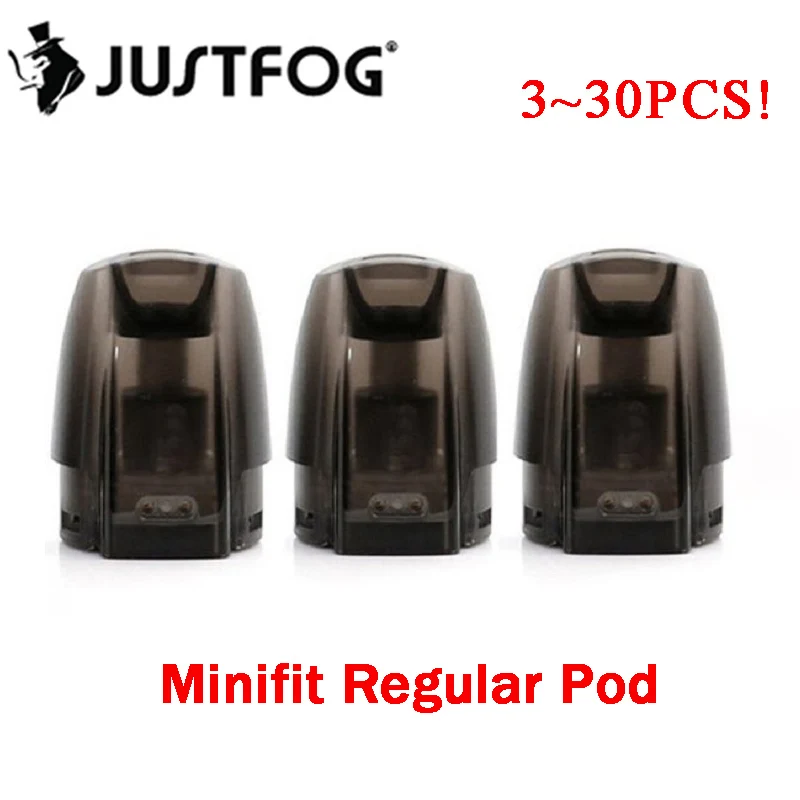 3~30pcs/daug Originalių Justfog Minifit Reguliariai Pod Užtaisas 1,5 ml 1.6 ohm Ritė su Dugno oro Srautas E Cig