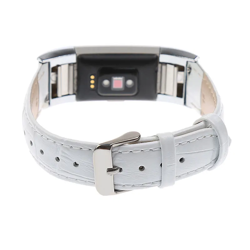 Aukštos Kokybės natūralios Odos Juostos Fitbit Mokestis 2 Charge2 Pakeitimo Watchbands pulsera Apyrankę Diržas Su Plieno Sagtimi