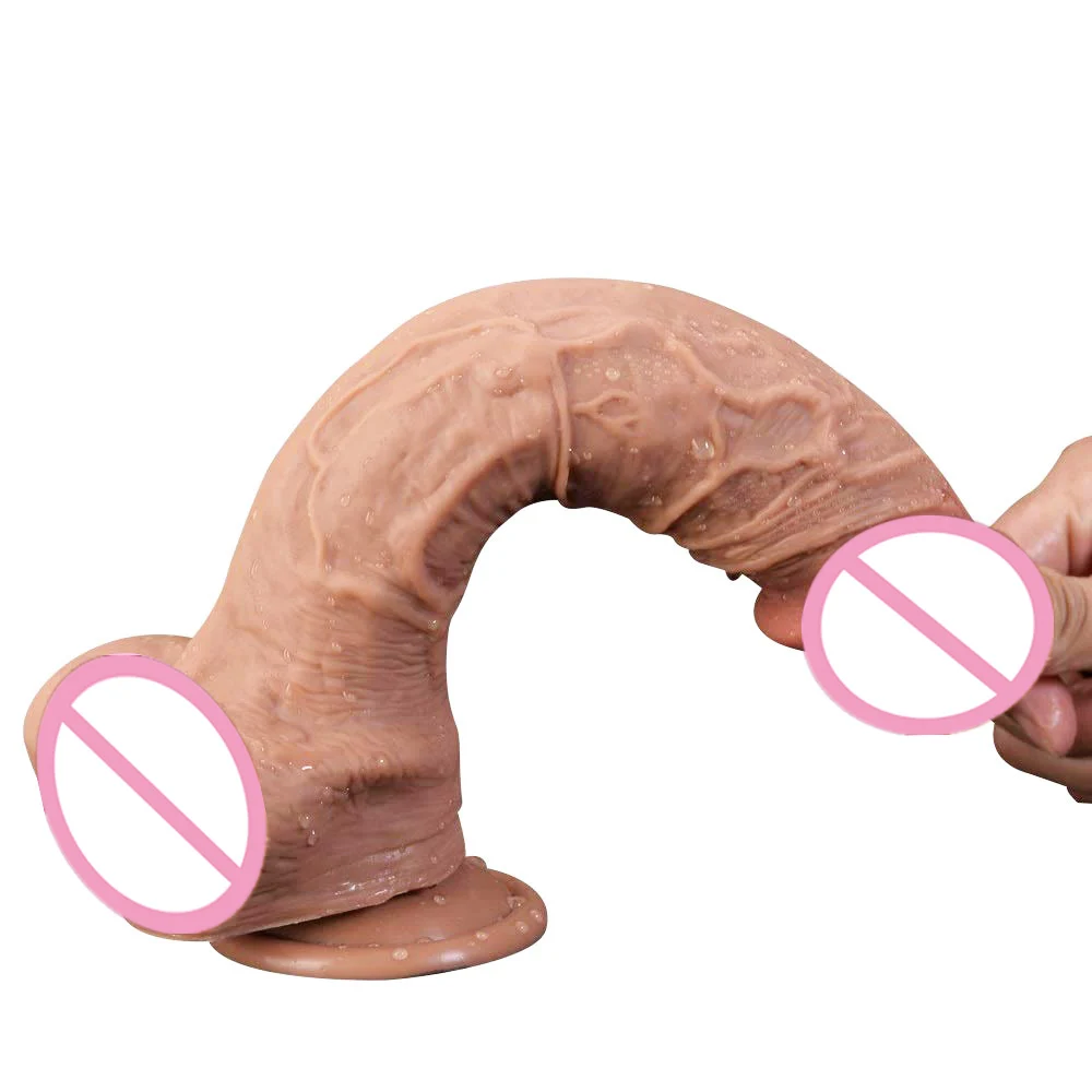 Lytis Priemonės, Skirtos Parduoti didžiulis didelis, labai minkštas ir tikroviškas dildo silikono medžiaga, dirbtinis penis didelis gaidys diido sekso žaislai moterims