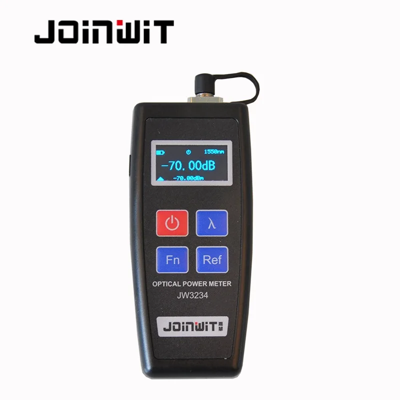 JoinWit JW3234C Mini OPM Optinio Pluošto Galios Matuoklis -50~+26dBm