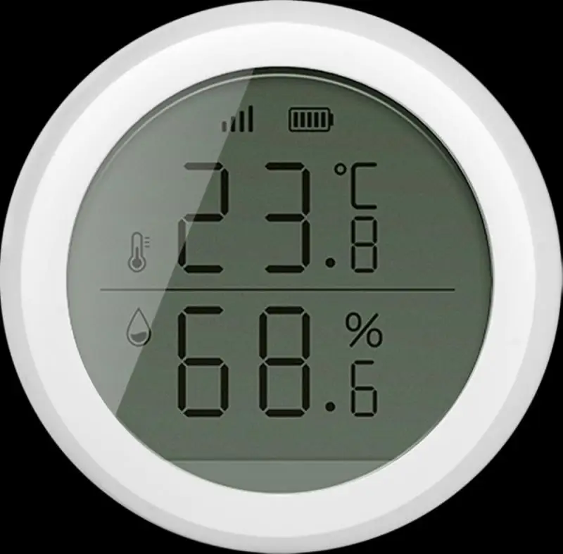 EWelink Zigbee Smart Termometru Bluetooth Temperatūros ir Drėgmės Jutiklis LCD Skaitmeninis Drėgmėmačiu Su Alexa, Google 