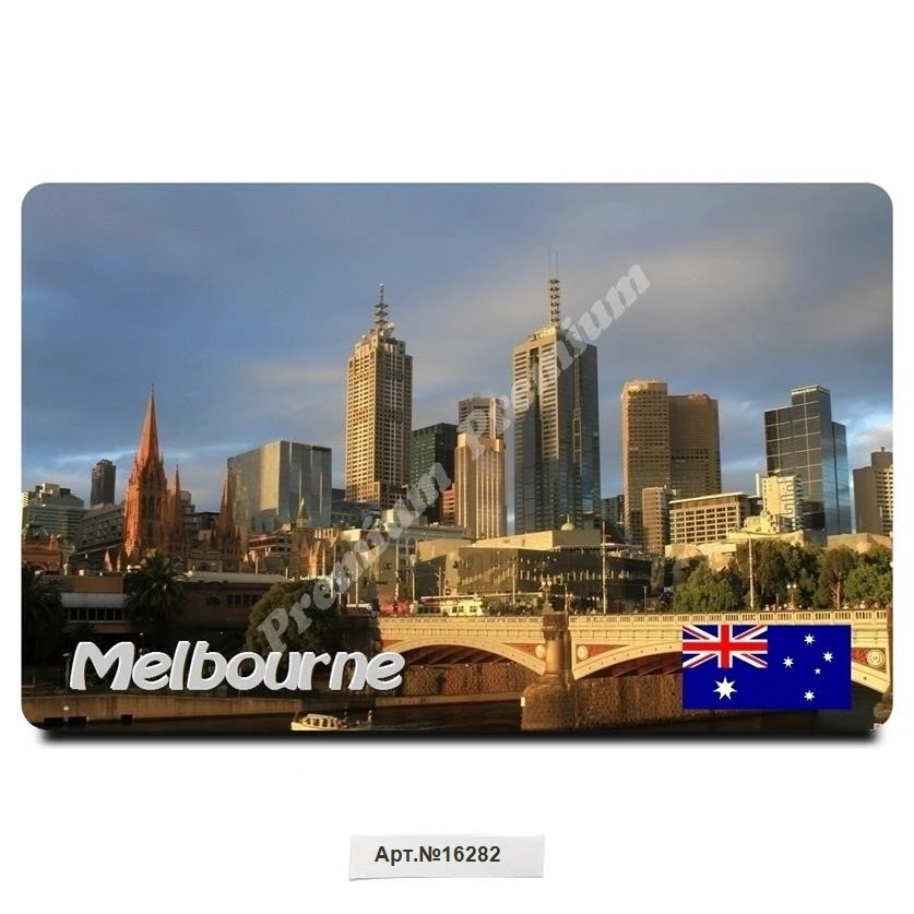 Melburnas, Australija, suvenyras, dovana magnetas kolekcija