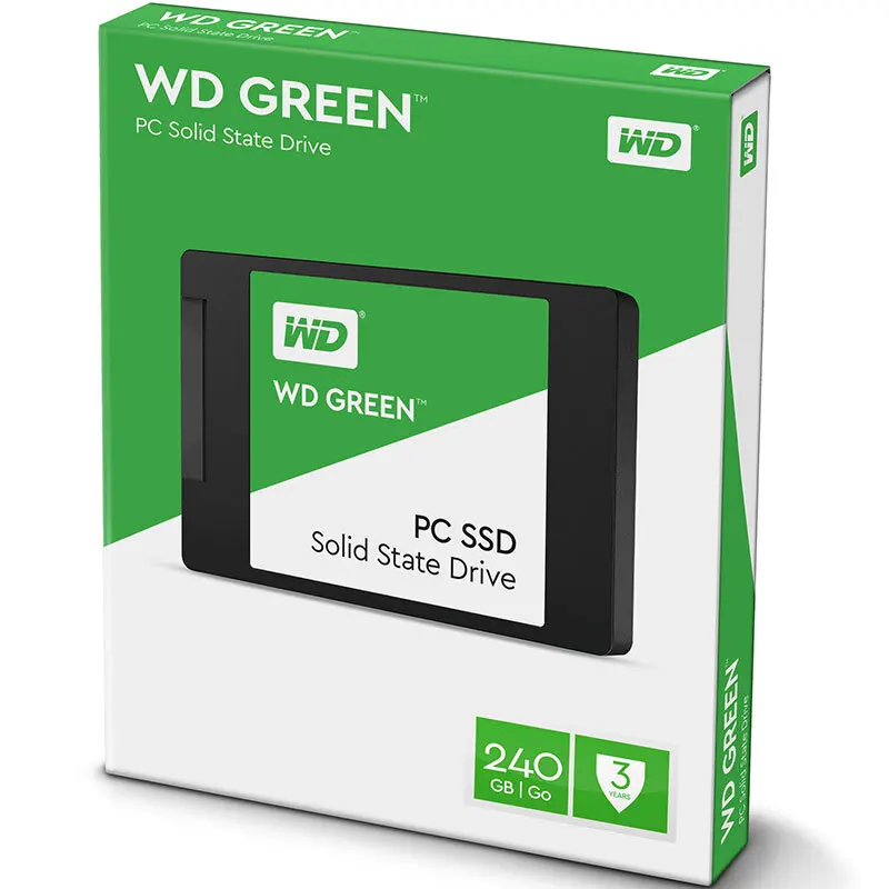 Western Digital WD GREEN PC SSD 240GB 2,5 colio SATA 3 nešiojamas vidaus sabit kietajame diske interno hd nešiojamojo kompiuterio standusis diskas disque