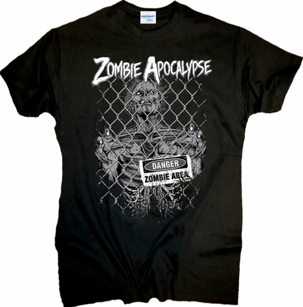 2019 Mados Apvalios Kaklo Drabužius T-shirt Zombie walking dead apokalipsės Rockabilly JAV Automobilių Hot Rod Helovinas Parduotuvė Filmo marškinėliai