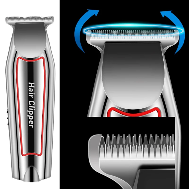 2021 Nauja Profesionali Plaukų Kirpimo mašinėlės Vyrų Žoliapjovės Kirpykla Viliojimo Pjovimo Staklės, EU Plug