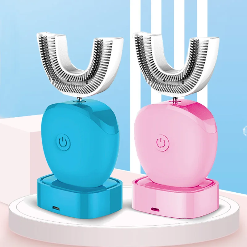 Automatinis Elektroninis dantų Šepetėlis USB Įkrovimo Sonic Elektriniai Dantų Šepetėliu, Dantų Balinimas Vandeniui 4 Režimai Vaikams