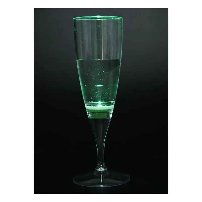 6 Rinkinys LED Šviesos Vyno Fleita Šviesos Skysčio Aktyvuotas Šampano taures už Vestuvių Naujas YearParty Fleita Daugiaspalvis
