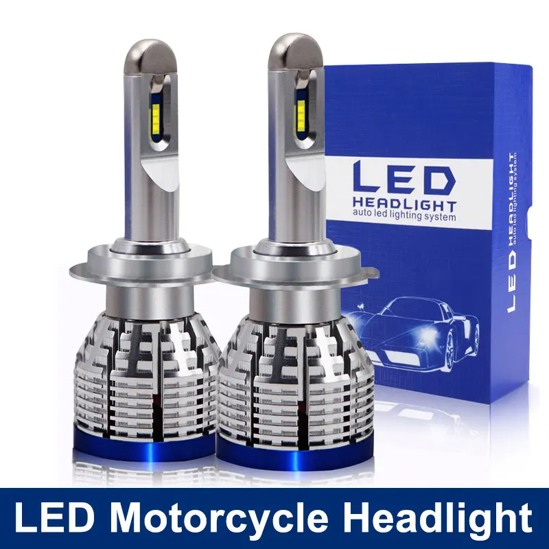 1PC H4 LED Motociklo priekinių Žibintų Lemputė HS1 LED Moto Motoroleris Šviesos Hi/Lo 6500K transporto Nuoma Žibintai DC 12V H7, H8, Auto Rūko LightsHS1