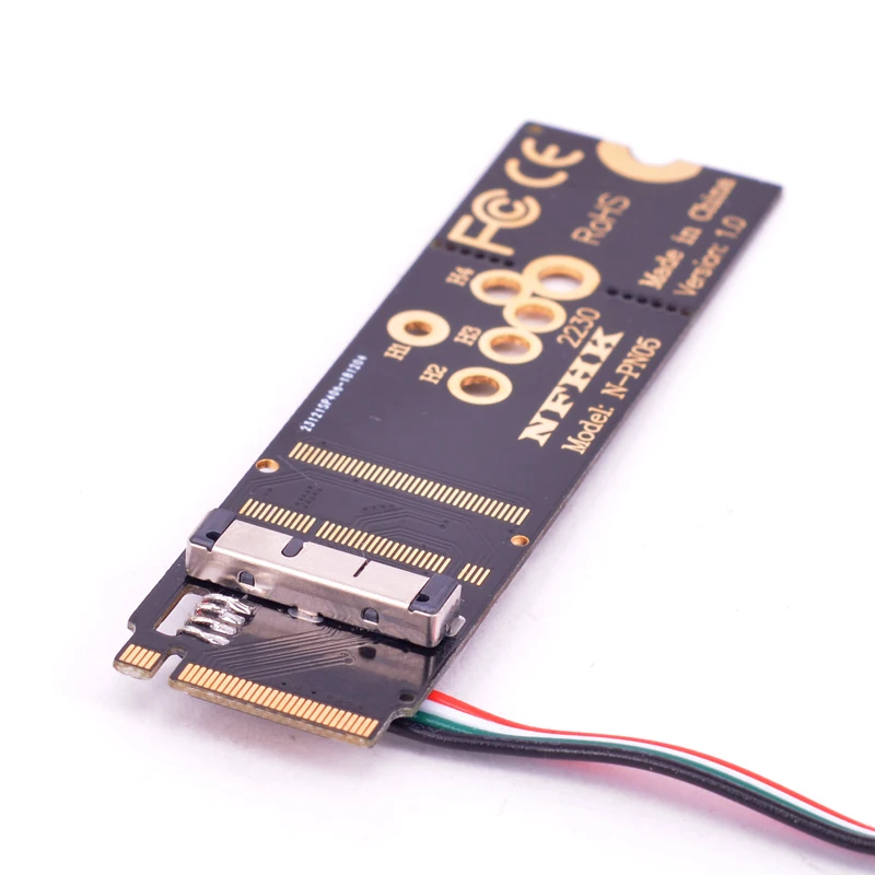 M Key PCIe NGFF M. 2 Adapteris, skirtas Macbook BCM94360CS BCM94331CSAX BCM943602CDP,BCM943602CDP,BCM94360CD WiFi Belaidžio Tinklo kortelė