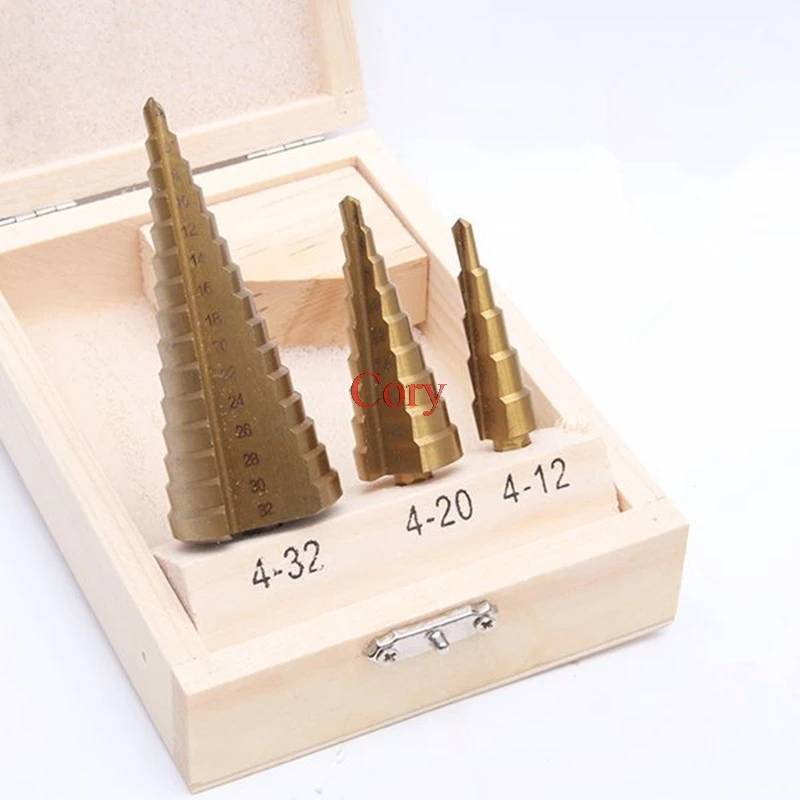 Trikampis Rankena Spiralės Sustiprino Pagoda Grąžtas Skylę 4-20 4-12 4-32 Multi-purpose Plėstuvas Plokštė, Ketaus, Aliuminio Plokštės HSS-4241