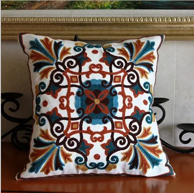 Karšto naujas nacionalinės stiliaus sofa /automobilių pagalvėlės Kūrybinių mados Pledas dekoratyviniai pagalvių Užvalkalai Rankomis siuvinėti cojines