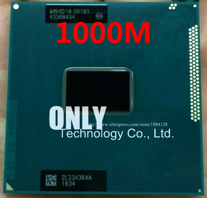 Nemokamai shipp Originalus Intel Mobile Celeron procesorius 1000M 1.8 GHz L3 2M dual core Socket G2 / rPGA988B