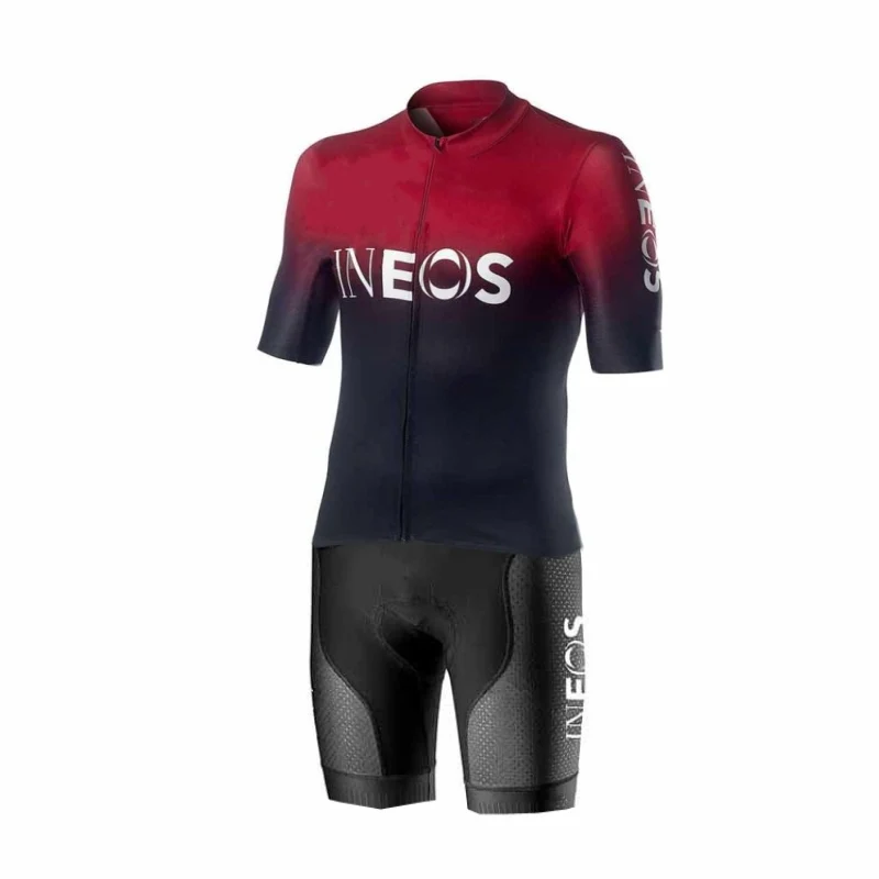 2019 pro komandos ineos red one piece dviračių džersis skinsuits lenktynių bodysuits MTB Ropa Ciclismo Dviračių speedsuit maillot GELIO PADAS