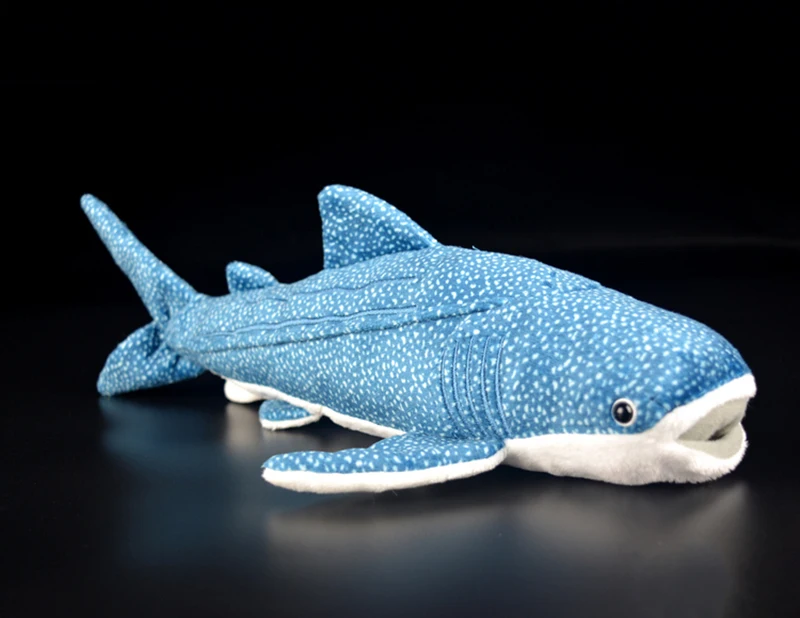 35cm Ilgio Tikroviška Banginis Ryklys, Pliušiniai Žaislai Extra Soft Blue Shark Pliušinis Lėlės Realus Jūros Gyvūnai, Žuvys, Įdaryti Žaislas Vaikams