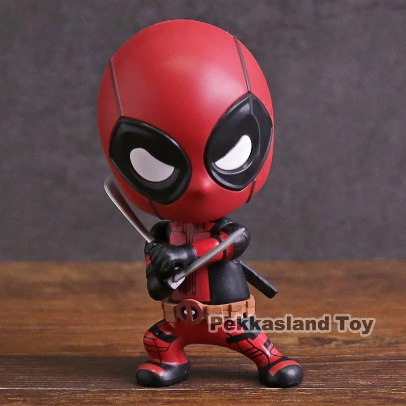 Karšto Žaislai Cosbaby Deadpool Mini PVC Veiksmų Skaičius, Kolekcines, Modelis Žaislas Bobble Head Lėlės