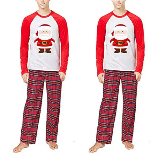 Citgeett Kalėdos Šeimos Atitikimo Plaids Pižama Nustatyti Suaugusiųjų Vaikų Sleepwear Naktiniai Drabužiai Kalėdų Pižamos