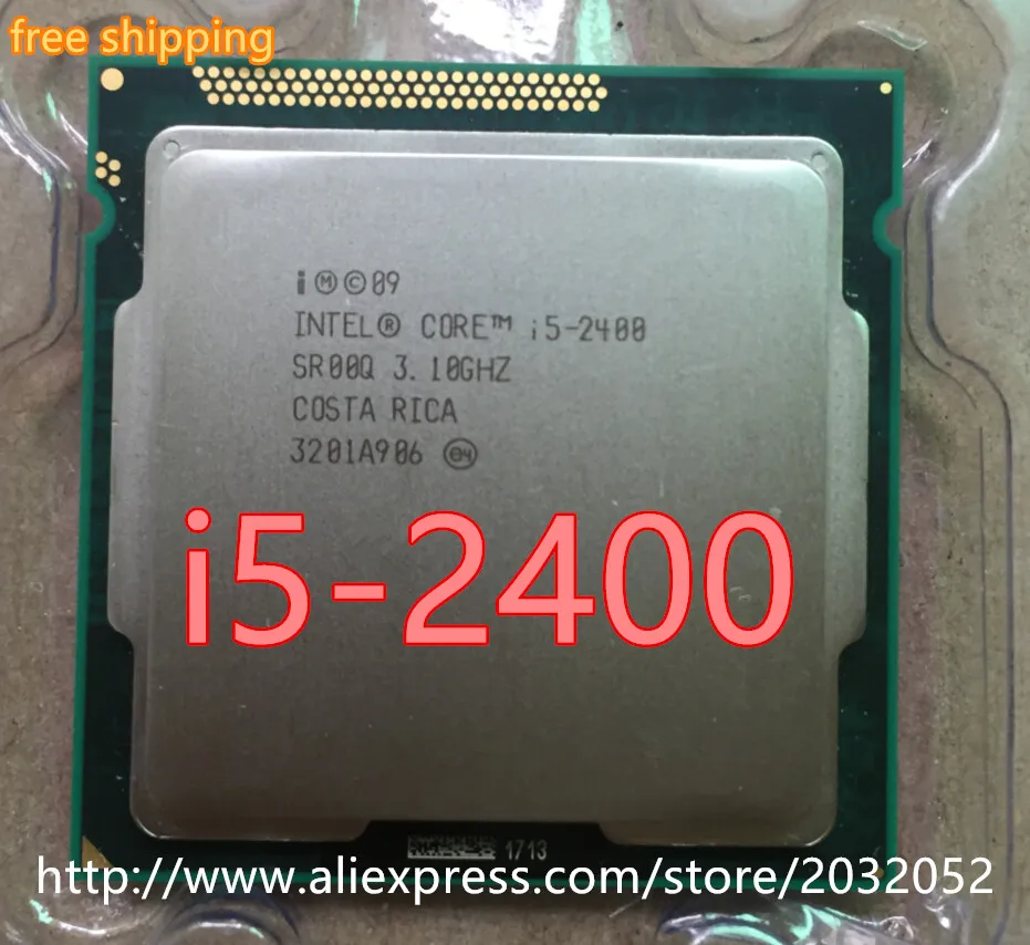 Intel Core i5-2400 i5 2400 I5 2400 (3.1 Ghz 6MB 4 branduolių Socket 1155 5 GT/s DMI)Desktop