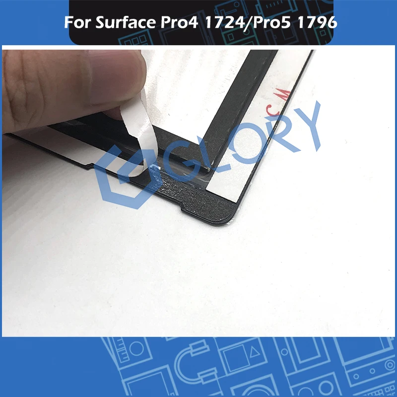 10set/Daug LCD Ekrano Lipdukas Rinkinys, Paviršiaus Pro4 1724 Pro5 1796 Pro3 1631 Ekranu Juosta Lipni Juostele Popieriaus rinkinys