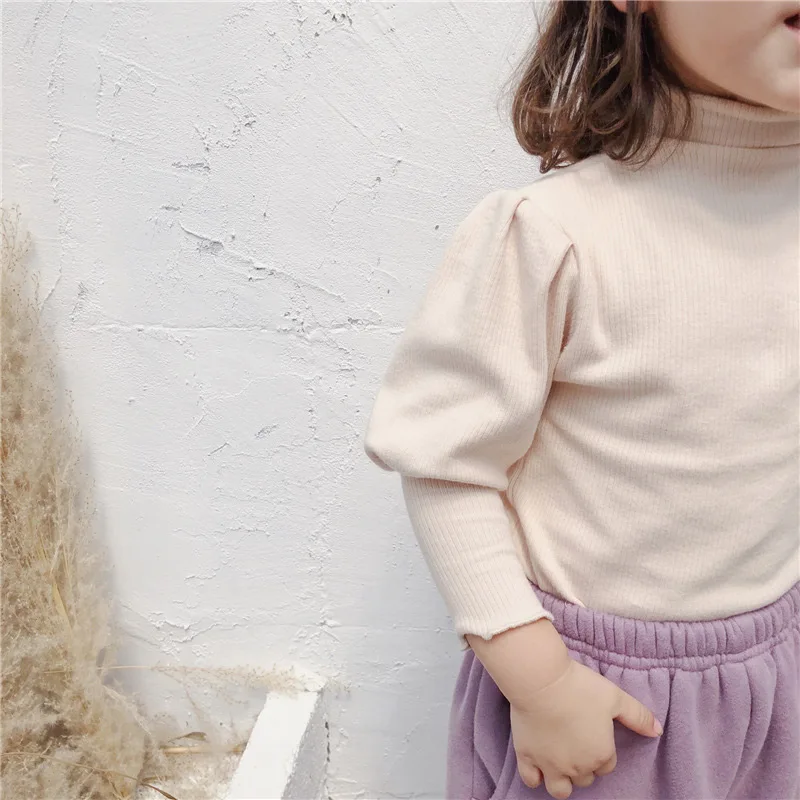Pavasarį, Rudenį merginos megztinis kūdikių trikotažas vaikams, megztos viršūnes vaikų drabužių mados Korėja stiliaus kietosios tepimo rankovės nuo 1 iki 7 metų amžiaus