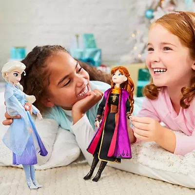 2020 Karšto 1pc Naujas Disney 28cm princesė ana elsa Užšaldyti animacinių filmų anime lėlės Vaikų žaislas vaikams, Gimtadienio, Kalėdų dovana