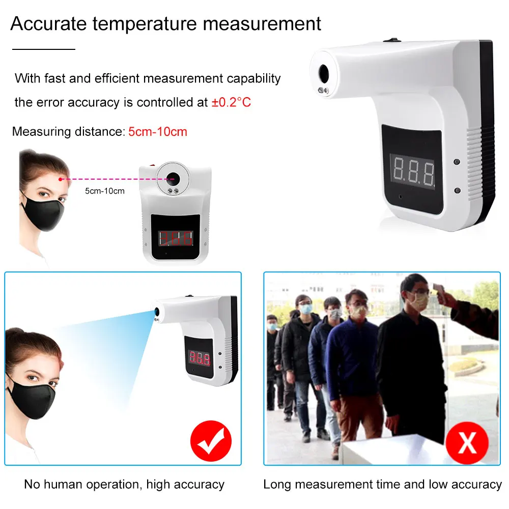 Infraraudonųjų spindulių thermometerTemperature jutiklis kūdikių temperatūros jutiklis šiluminė kamera, Infraraudonųjų spindulių termometras, skirtas kūno Termometras lauko