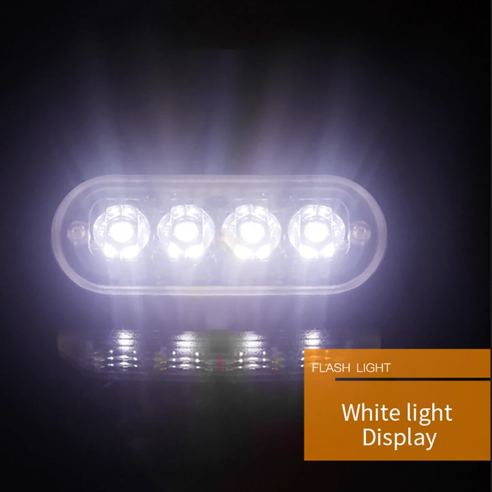 Ultra-plonas LED Avarinės Šviesos Automobilių Įspėjimas, Mirksi Gaisrininkai Policija, Avarinės Šviesos, Greitosios pagalbos, Policijos Strobe LED Šviesa