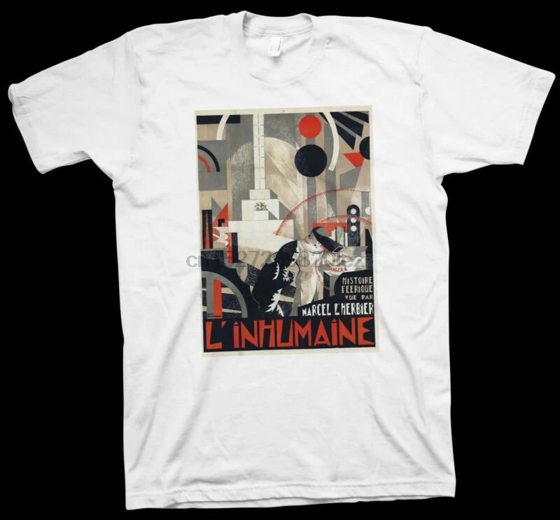 L'inhumaine T-Shirt Marcel L'Herbier Jaque Catelain Kino Filmo Teatras