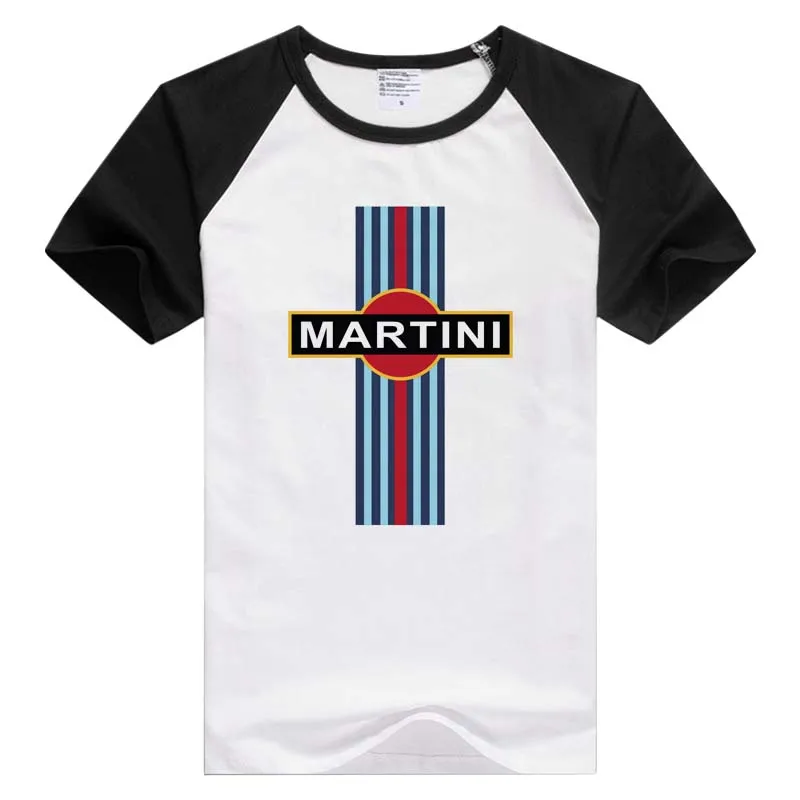UŽ Martini Rasės trumpas rankovės atsitiktinis Vyrai Moterys T-shirt Patogus Marškinėlius Cool Spausdinti Viršūnes GA662