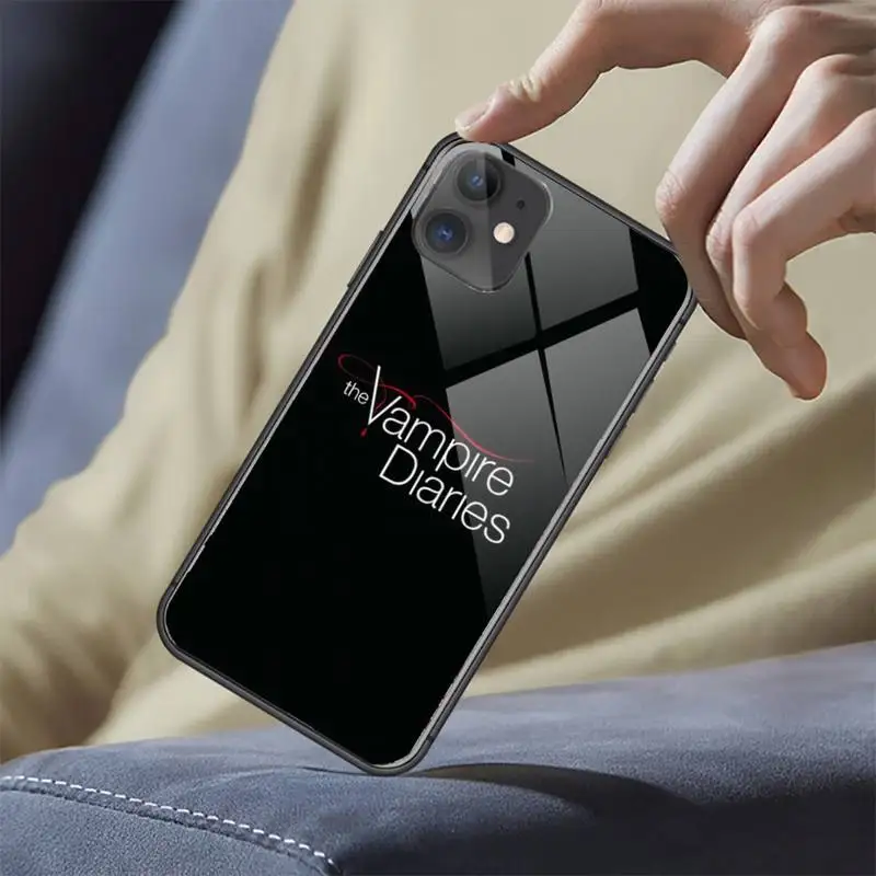 Vampyro Dienoraščiai TV serialas coque padengti funda Telefono dėklas Grūdintas stiklas iphone 5C 6 6S 7 8 plus X XS XR 11 PRO MAX