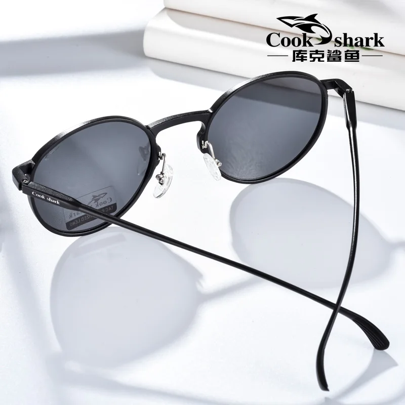 Cookshark akiniai nuo saulės vyrams ir moterims, poliarizuota akiniai nuo saulės mados retro vairavimo akiniai