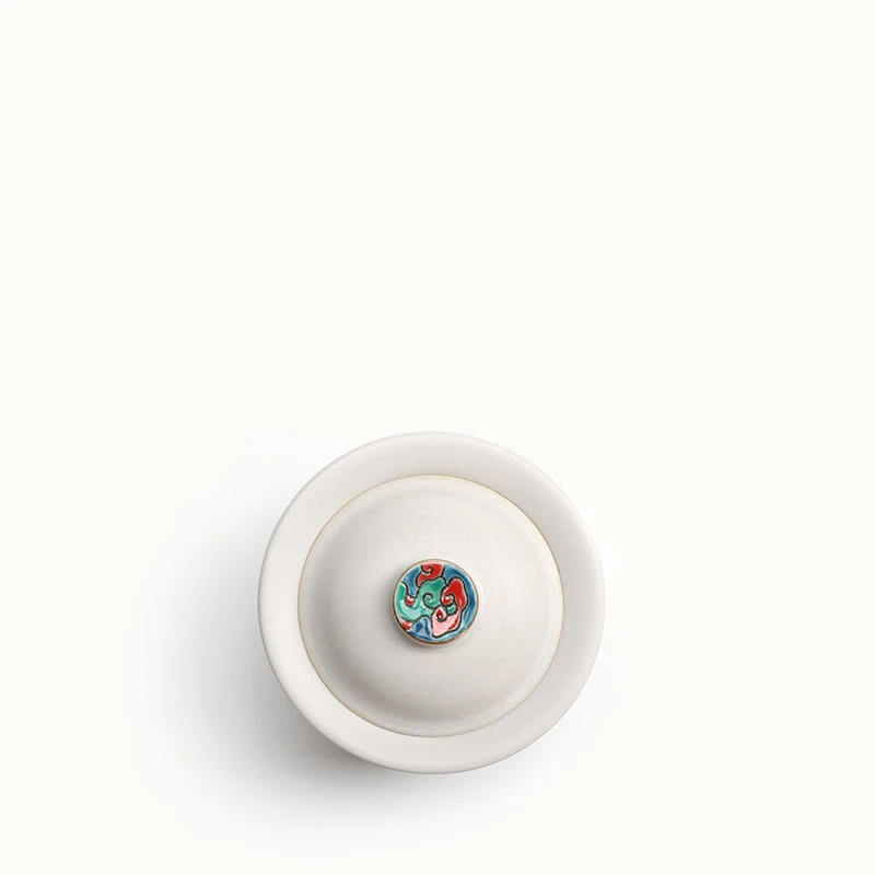 110ML Japoniško stiliaus Debesies Modelio Keramikos Keramikos Gaiwan Cha Hai Kūrybos Dangčio Pu'er Puodą Lėkšte Rinkinys Namų Drinkware Arbatos Virduliai