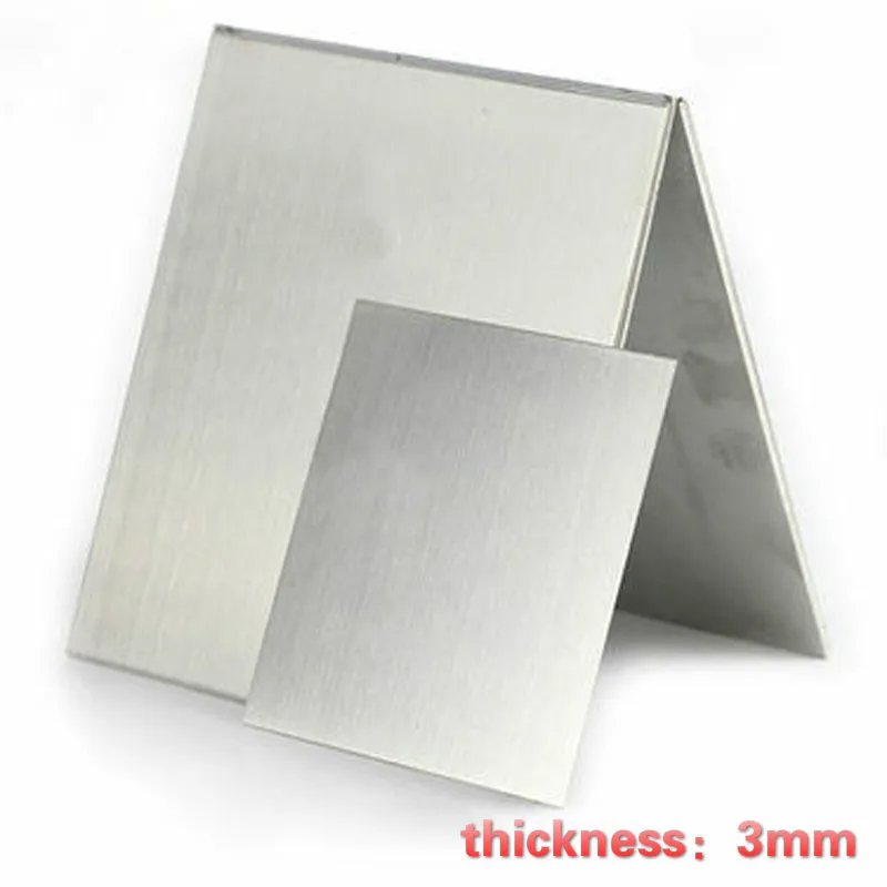 5 gabalus iš aliuminio skardos 1mm*100mm*100mm aliuminio plokštės 
