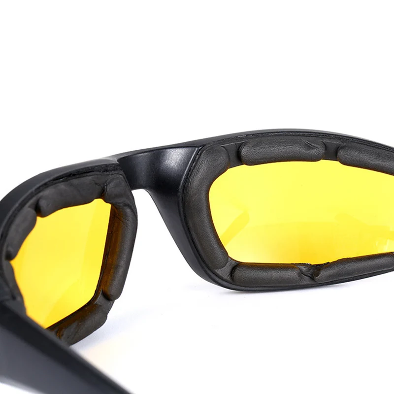 Putų bloknotu apsauginiai akiniai, 3 spalvų, Geltona naktinio matymo Aišku spalva Balta UV apsauga Jojimo akinius, Patogus šviesos akiniai