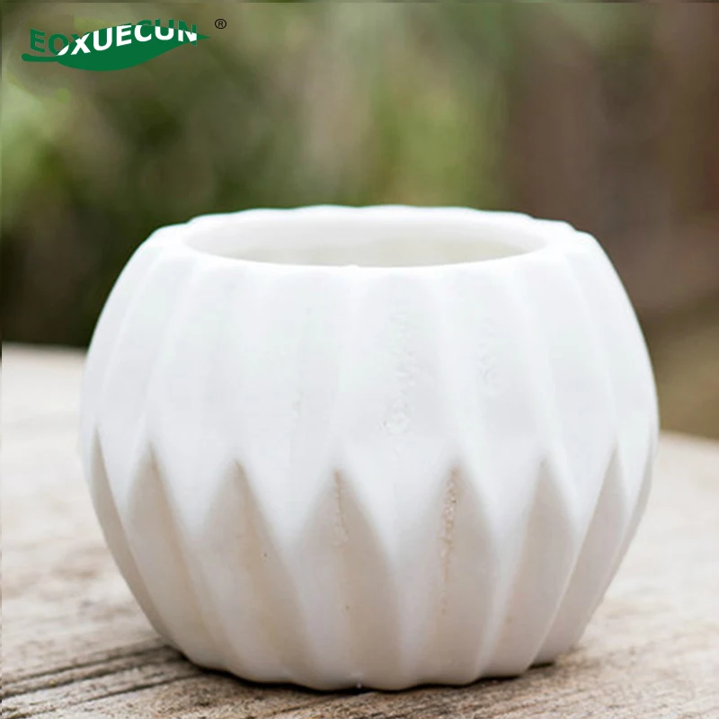 Šiaurės Stiliaus Mažų Augalų Vazonuose Baltas Vazonas Mini Keramikos Sultingi Sodinamoji Geometrinis Bonsai Vazonas Sodo Vazonai, Vazonai
