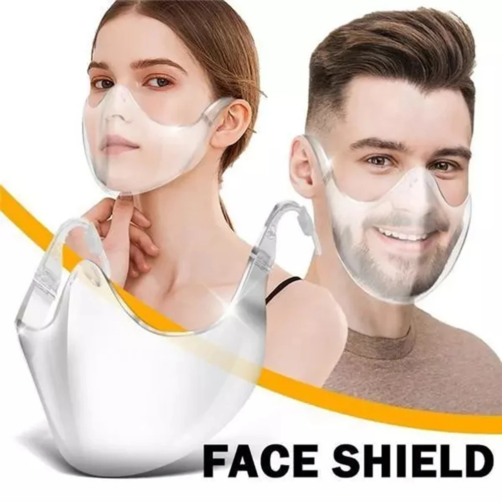 Kaukė veidui Radikali Alternatyva Skaidrus Shield Patvaria Apsaugine Veido, burnos Kaukę Saugos Anti-Rūko Padengti Sujungti Reusab
