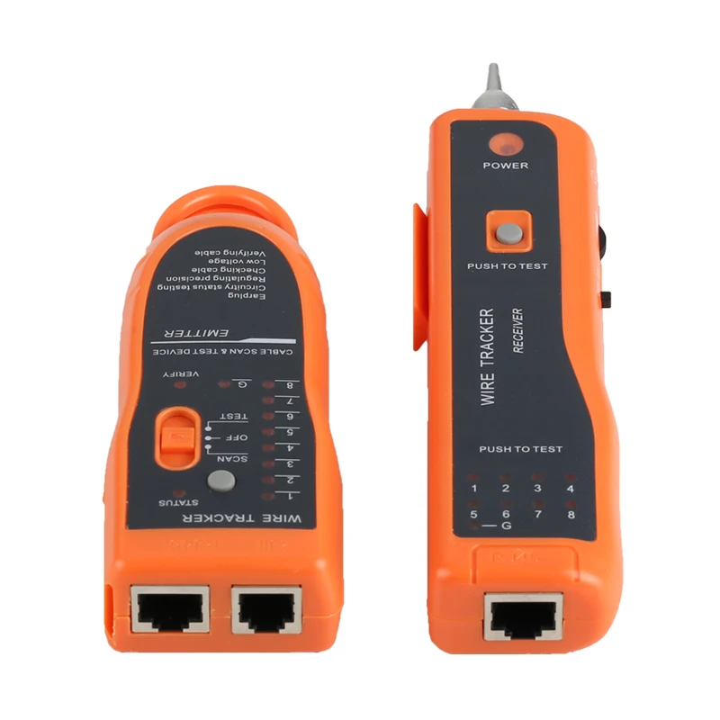 LAN Tinklo Kabelių Testeris Cat5 RJ45 Cat6 STP UTP Detektorius Linija Finder Telefono Laido Tracker