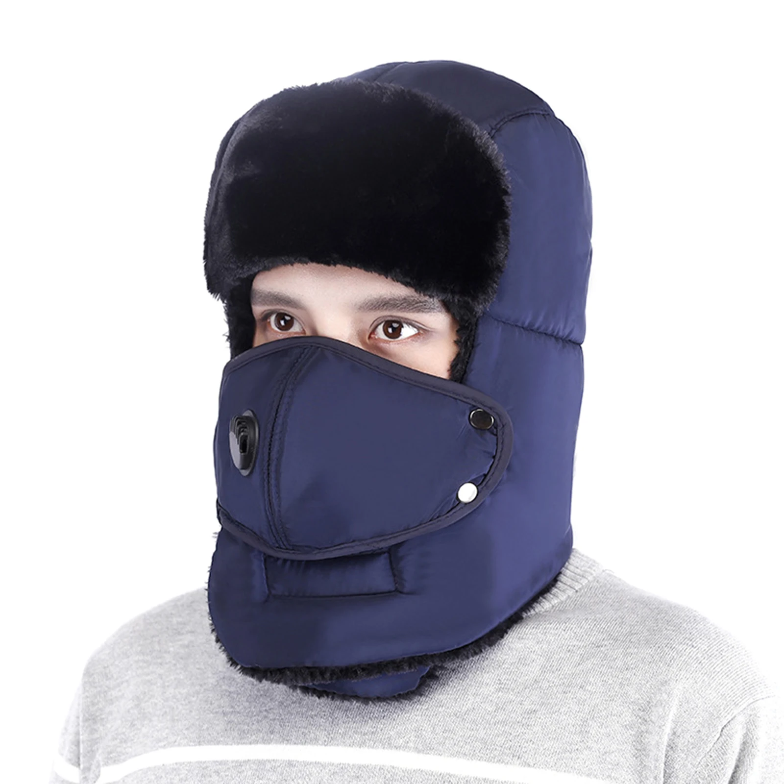 Unisex Lauko Dviračių Cold-Proof Ausies Šiltas Dangtelis Sutirštės Ausies Šilčiau Žiemos Skrybėlę XRQ88