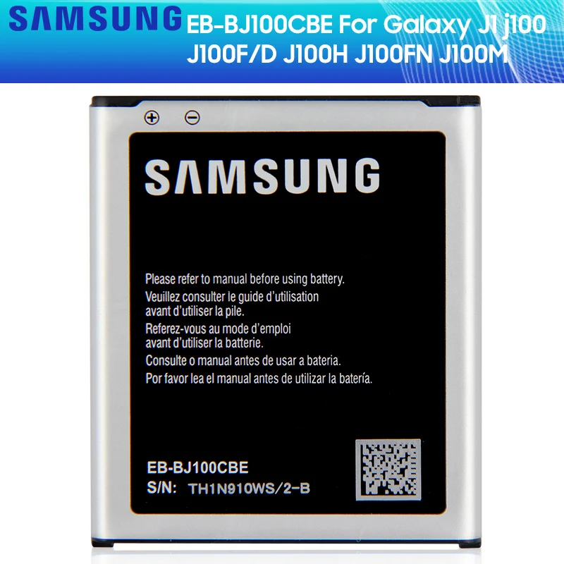 SAMSUNG Originalus Bateriją EB-BJ100BBE EB-BJ100CBE Samsung Galaxy J1 j100 J100F /D J100H J100FN J100M NFC 1850mAh