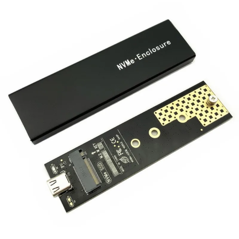 NVMe Atveju Langelį 10Gbps USB C Gen2 Klavišą M PCIe NVME M2 SSD Atveju NVMe Talpyklos M2 SSD Aptvarą 2230 2242 2260 2280 M2 SSD Diską