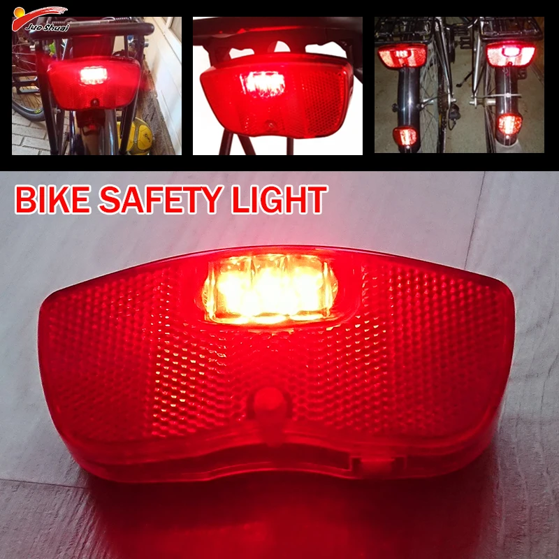 Saugos Įspėjimas dviračių šviesos RearTaillight ant Užpakalinių Rack Vežėjas Rėmo Raudonas LED dviračio Nakties ciklas žibintai led Dviračių Priedai