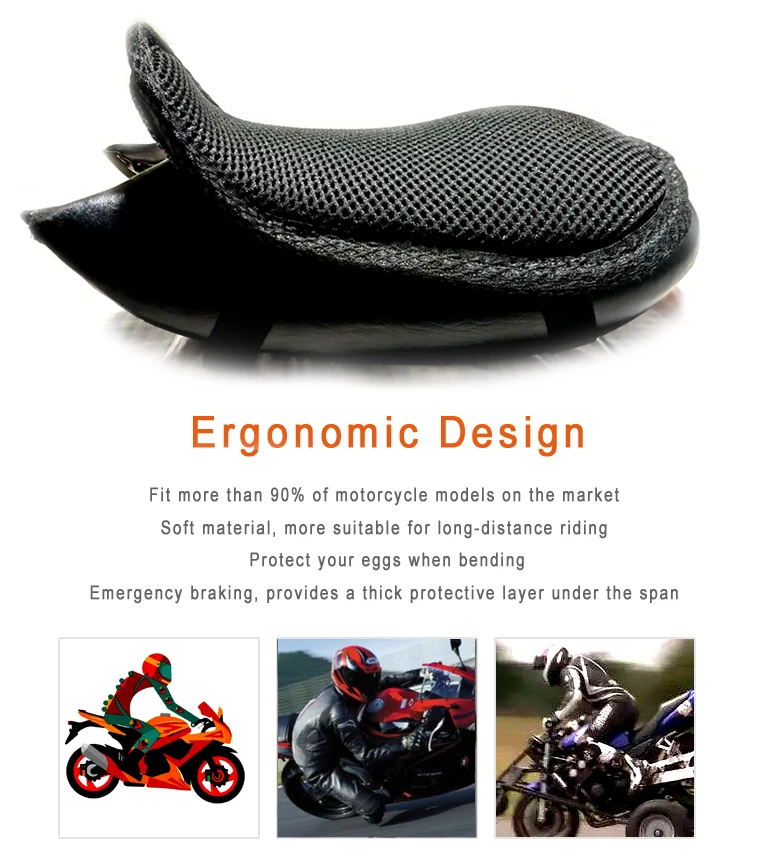 REESSOR Motociklo sėdynės aušinimo pagalvėlių motociklų e dviračiai motorcross dviračiai traval dviračiai Šilumos izoliacija ir apsauga nuo saulės,