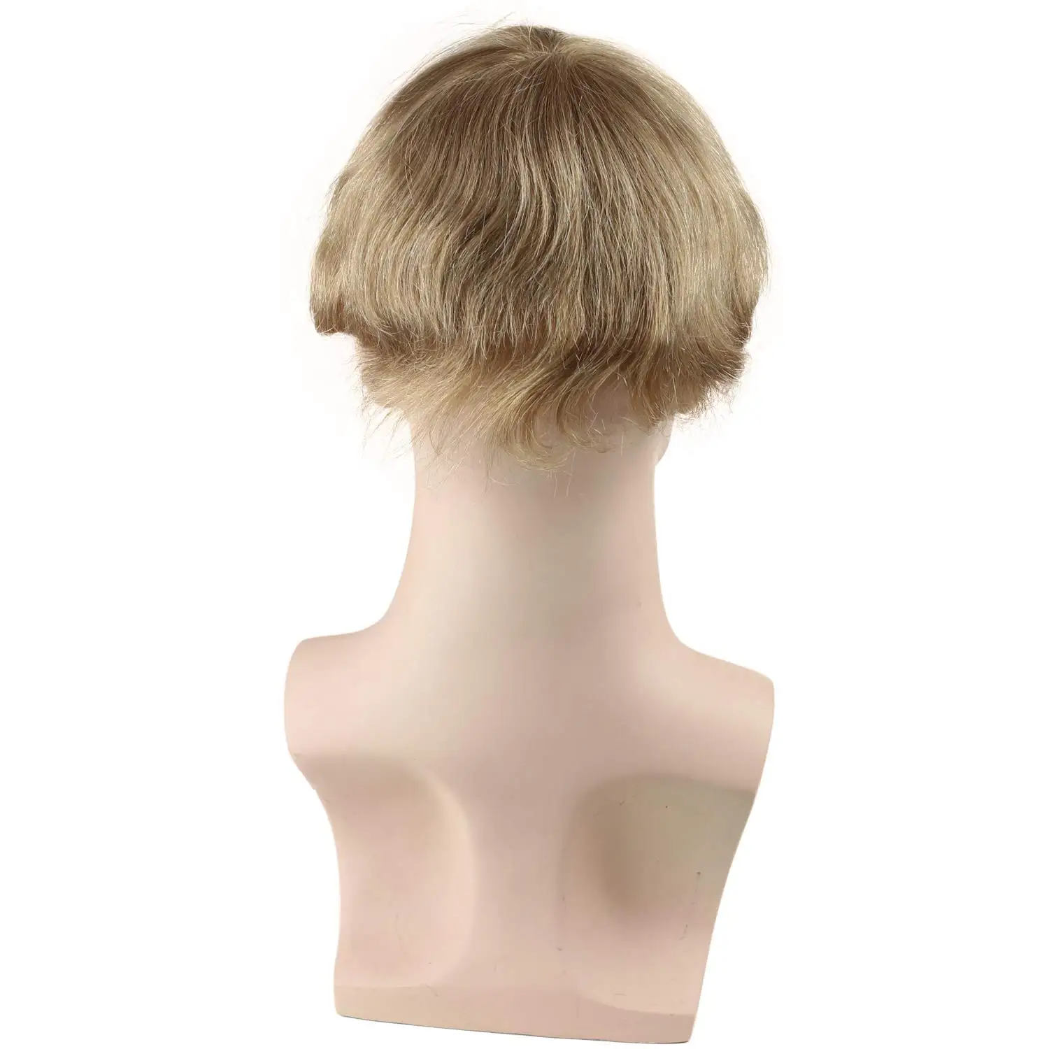 Vyriški Toupee 10x8 Europos Žmogaus Plaukų Šveicarijos Mono Nėrinių Plonos Odos Hairpiece Plaukų Pakeitimo Sistema Vyrų Toupee #21 Pelenų Blond