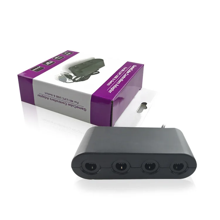 4 Ports for GameCube Valdytojas Adapteris Nintend Jungiklis/UWii ir KOMPIUTERIO USB SH C3S0 U6O2 C8Q1 Palaiko GC/Wii Emuliatorius Delfinas